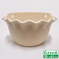 莲花挂壁花盆-11寸